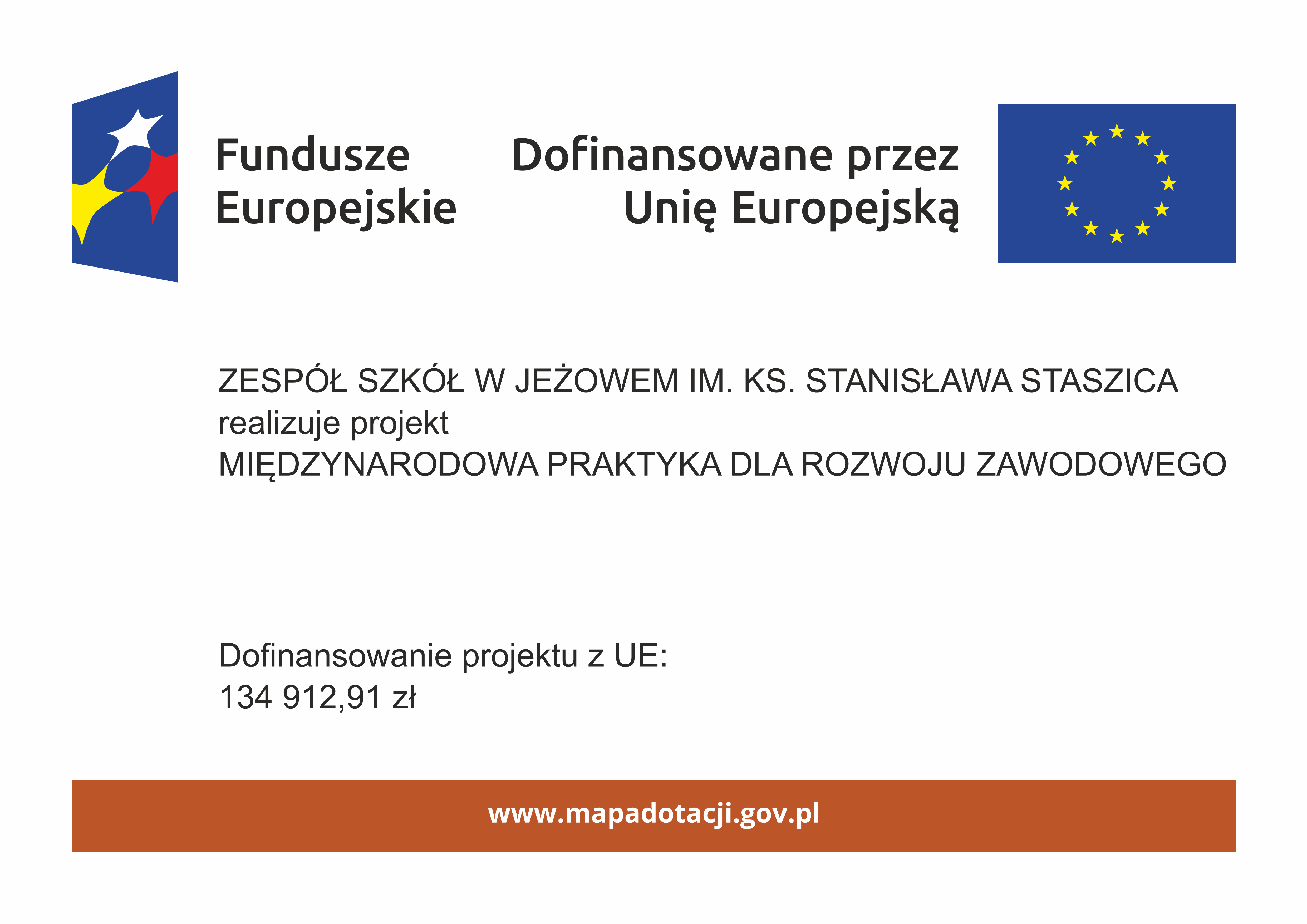 FE plakat A3 FE dla Rozwoju Społecznego