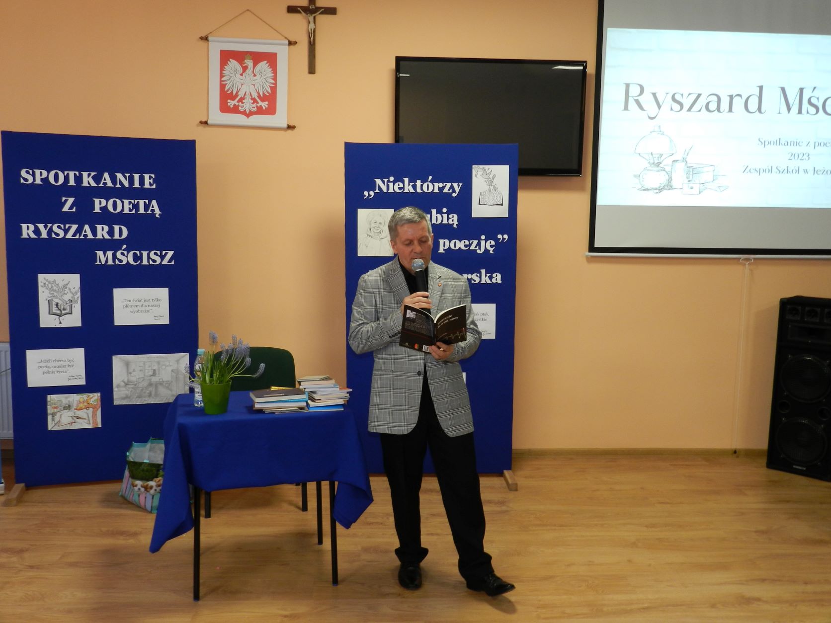 Spotkanie z poetą Ryszardem Mściszem
