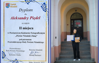 Sukces uczennicy kierunku technik fotografii i multimediów