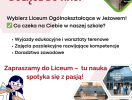 Wybierz Liceum Ogólnokształcące w Jeżowem im. ks. Stanisława Staszica!