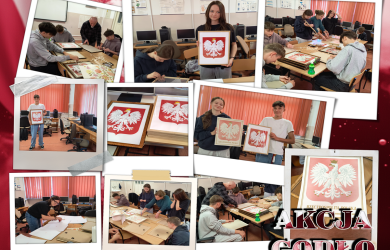 Warsztaty Patriotyczne w Zespole Szkół w Jeżowem – Akcja Godło