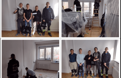 Nauka poprzez działanie – remont w Powiatowym Urzędzie Pracy w Nisku