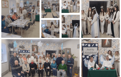 Nasi uczniowie z wizytą w Dziennym Domu Pomocy w Nowym Narcie