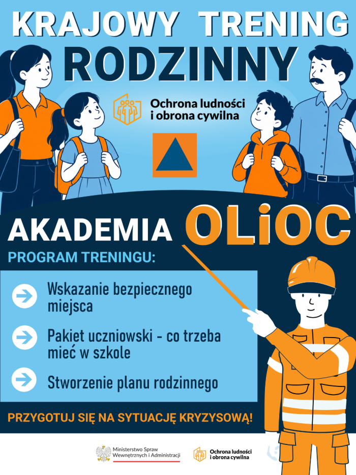 ZAPROSZENIE NA KRAJOWY TRENING RODZINNY AKADEMII OLiOC