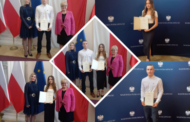 Uroczyste wręczenie dyplomów Stypendystom Prezesa Rady Ministrów  w Podkarpackim Urzędzie Wojewódzkim