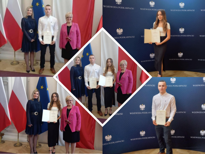 Uroczyste wręczenie dyplomów Stypendystom Prezesa Rady Ministrów  w Podkarpackim Urzędzie Wojewódzkim