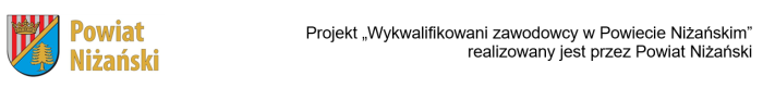 NABÓR UCZNIÓW I UCZENNIC W RAMACH PROJEKTU   „WYKWALIFIKOWANI ZAWODOWCY W POWIECIE NIŻAŃSKIM” ZESPÓŁ SZKÓŁ W JEŻOWEM IM. KS. STANISŁAWA STASZICA - TECHNIKUM